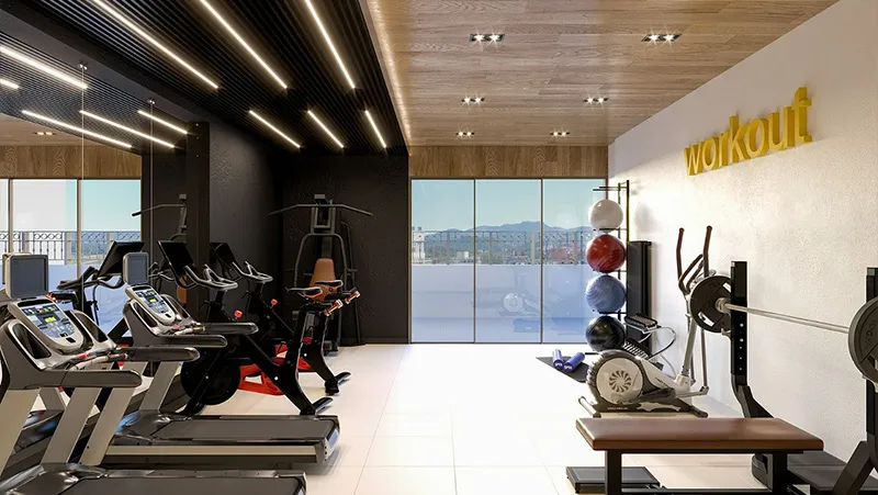 Espaço Fitness do Carmel Residence