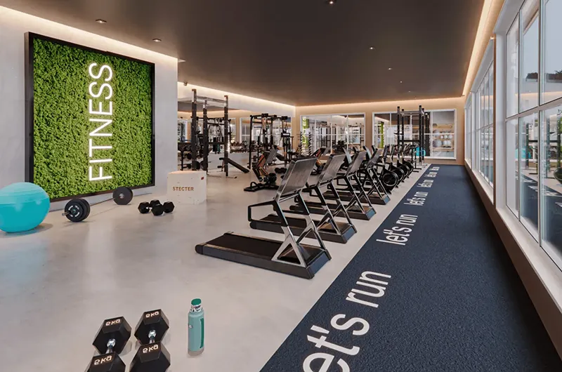 Academia completa e climatizada do Garden Club Residence II