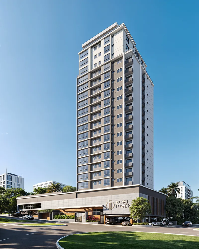 View Residence, o edifício mais alto de Palhoça/SC, localizado no coração do bairro Pagani com vista panorâmica