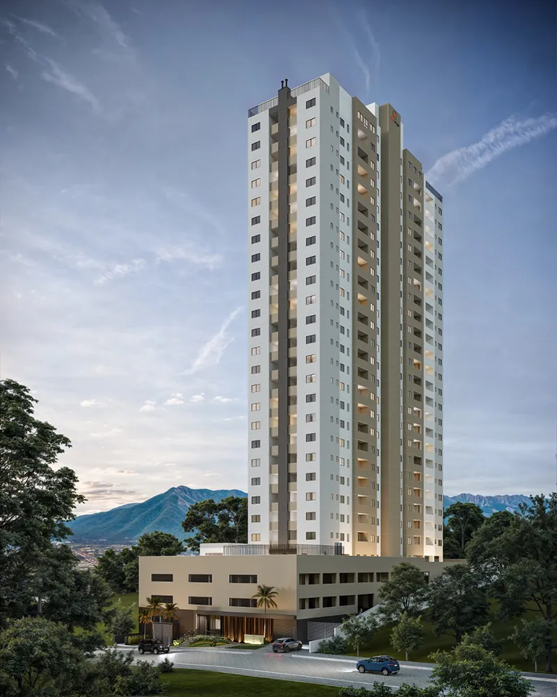 View Residence, o edifício mais alto de Palhoça/SC, localizado no coração do bairro Pagani com vista panorâmica